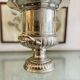 Silver-plated metal champagne bucket ice bucket