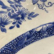 Grand plat en porcelaine Compagnie des Indes XVIIIème