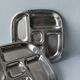 Plat assiette plateau inox vintage