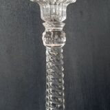 Glass candle holder
