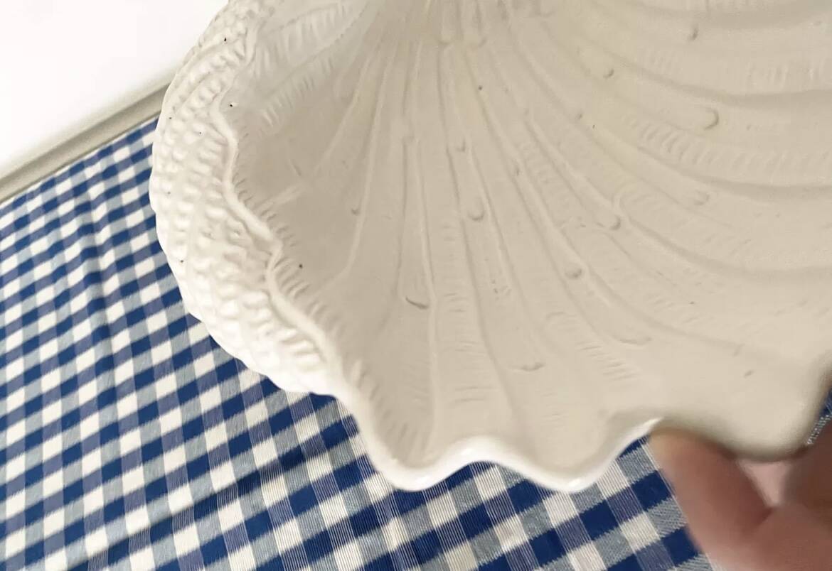 Shell bowl Italian art