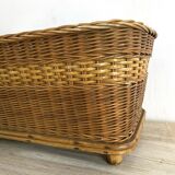 Large rattan planter