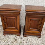 Pair of Louis Philippe style bedside tables
