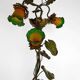 Lampadaire japonisant au Héron de style Art Nouveau,