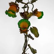 Japanese-style Heron floor lamp, Art Nouveau, France, circa 1900