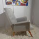 Pair of vintage chairs from the 50s compass feet