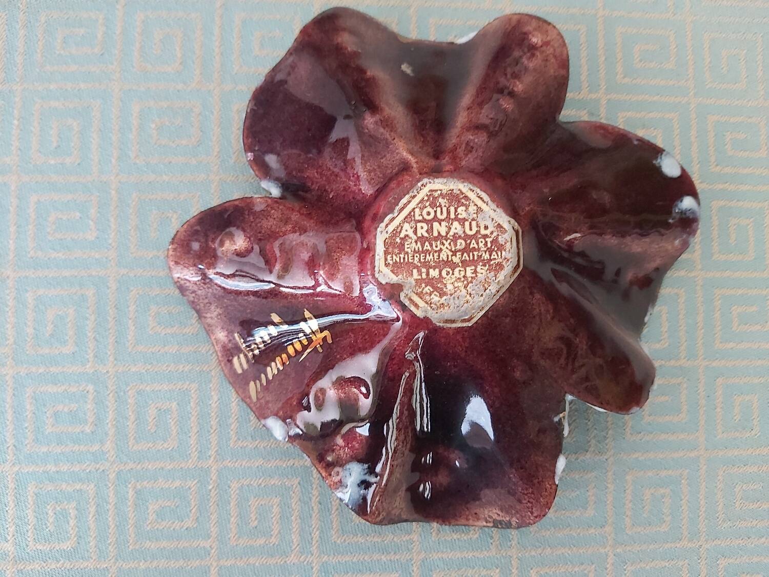 Limoges enameled pocket emptier