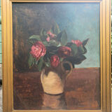 Oil painting bouquet of flowers