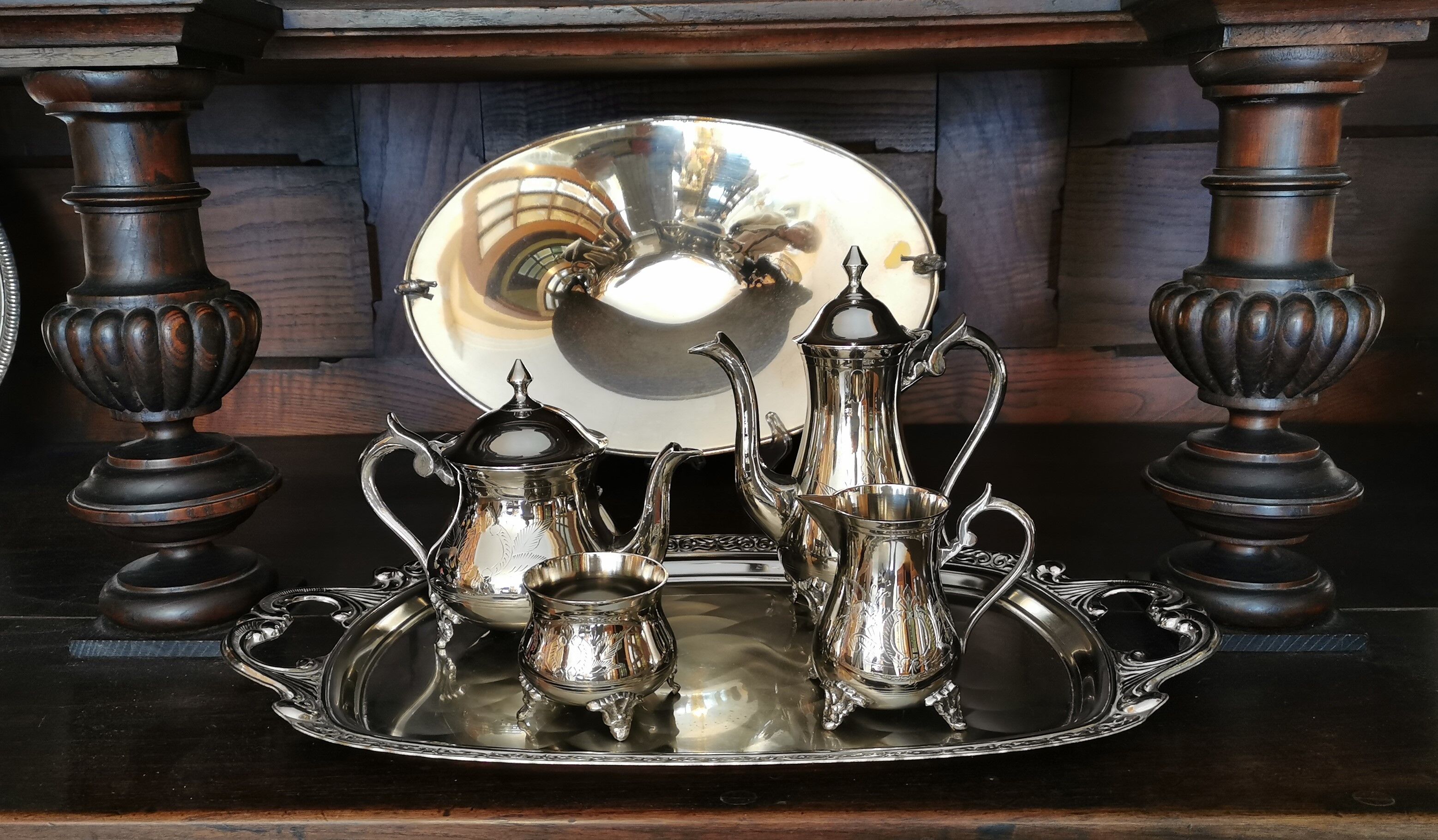 Coffee and tea silver set