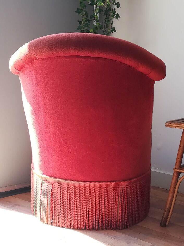 Pair of toad armchairs