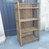 Etagere rotin ancienne