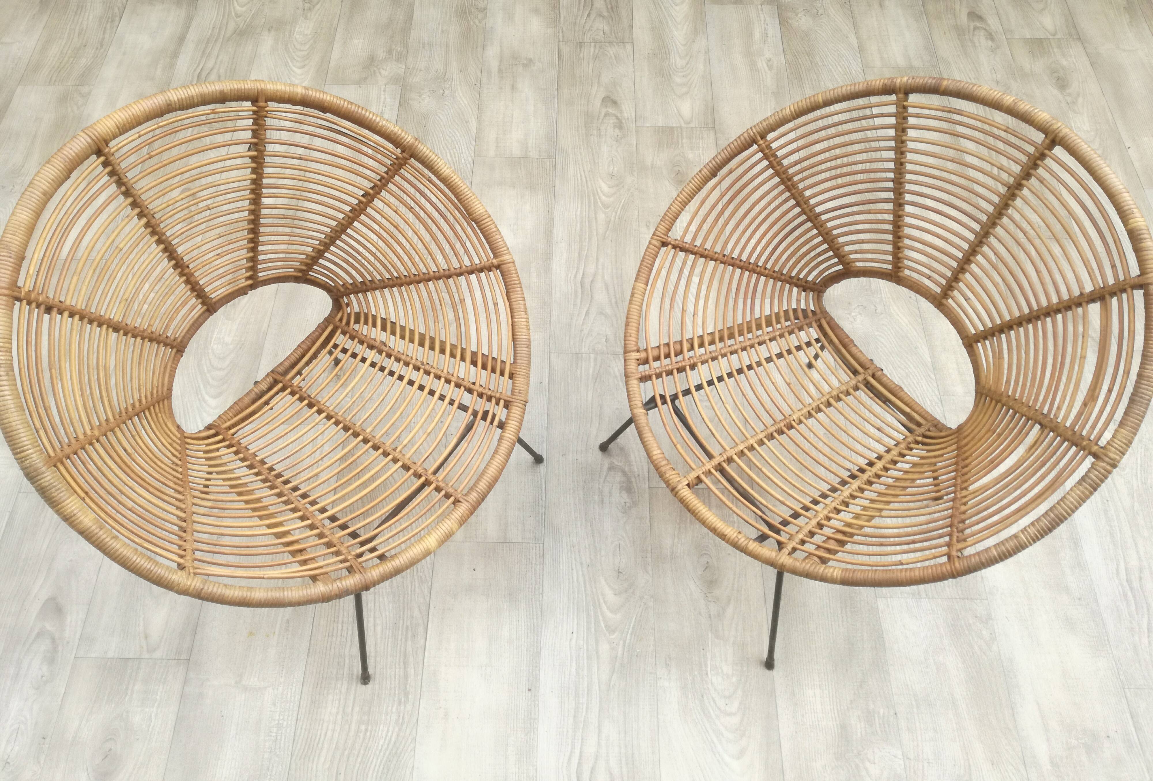 Pair of armchairs in the 1950