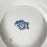 KG Luneville "Luculus" pedestal plate, late 19th-early 20th century