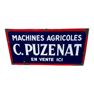 Plaque émaillée