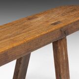 Rustic primitive benches, france, 19th century