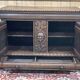 Late 17th century Renaissance oak chest transformed into a sideboard