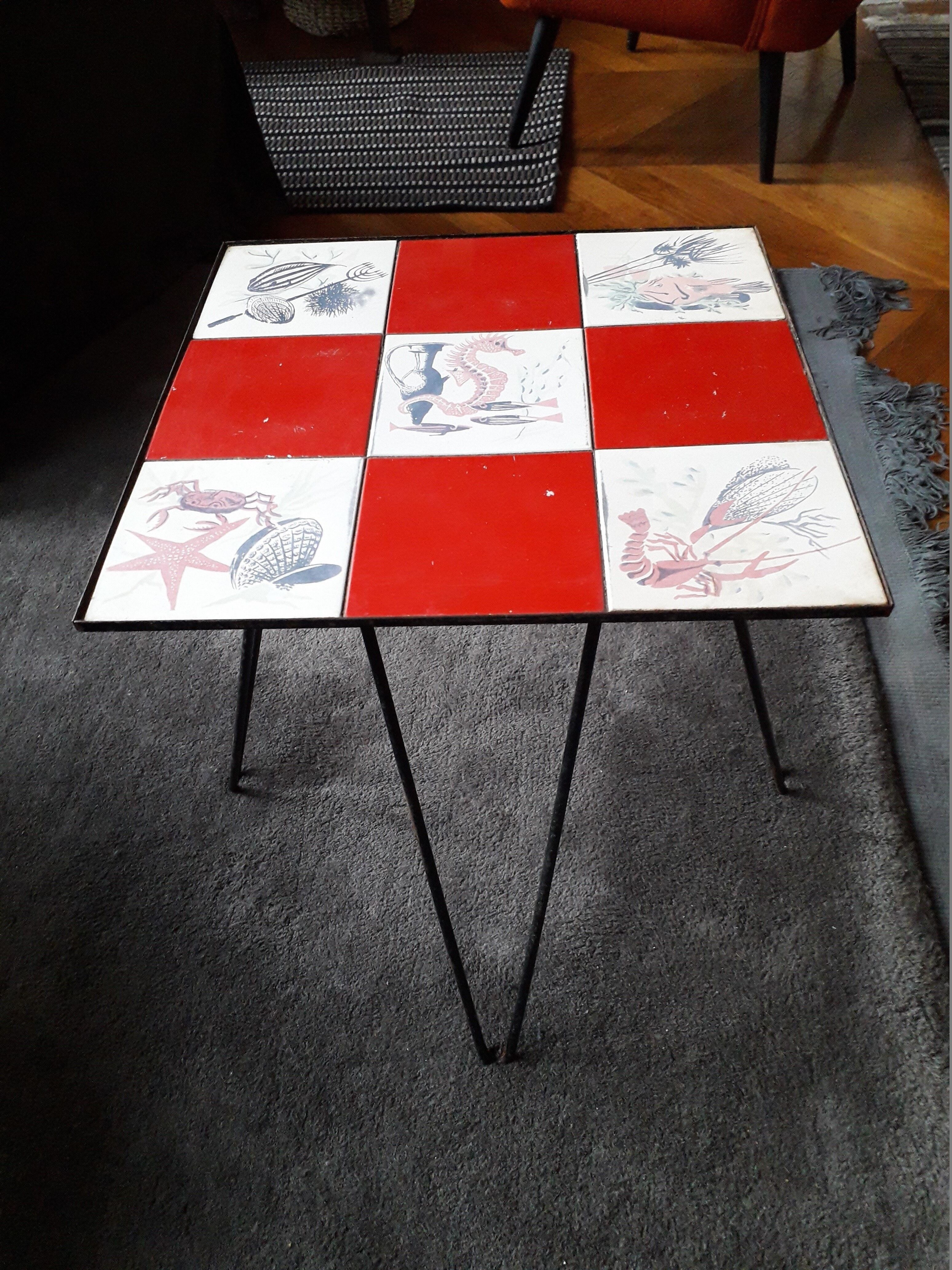 Vintage coffee table from the 50s