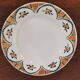 Old round dish on shower stand in art deco earthenware from the 1930s