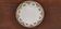 Old round dish on shower stand in art deco earthenware from the 1930s