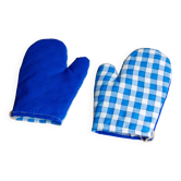 Gant, bleu de travail, carreaux bistrot bleus