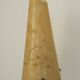 French vintage gold retro resin table lamp with marble effect cone shade.