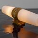 Vintage porcelain bathroom light by Sigvard Bernadotte for Ifö, 1960