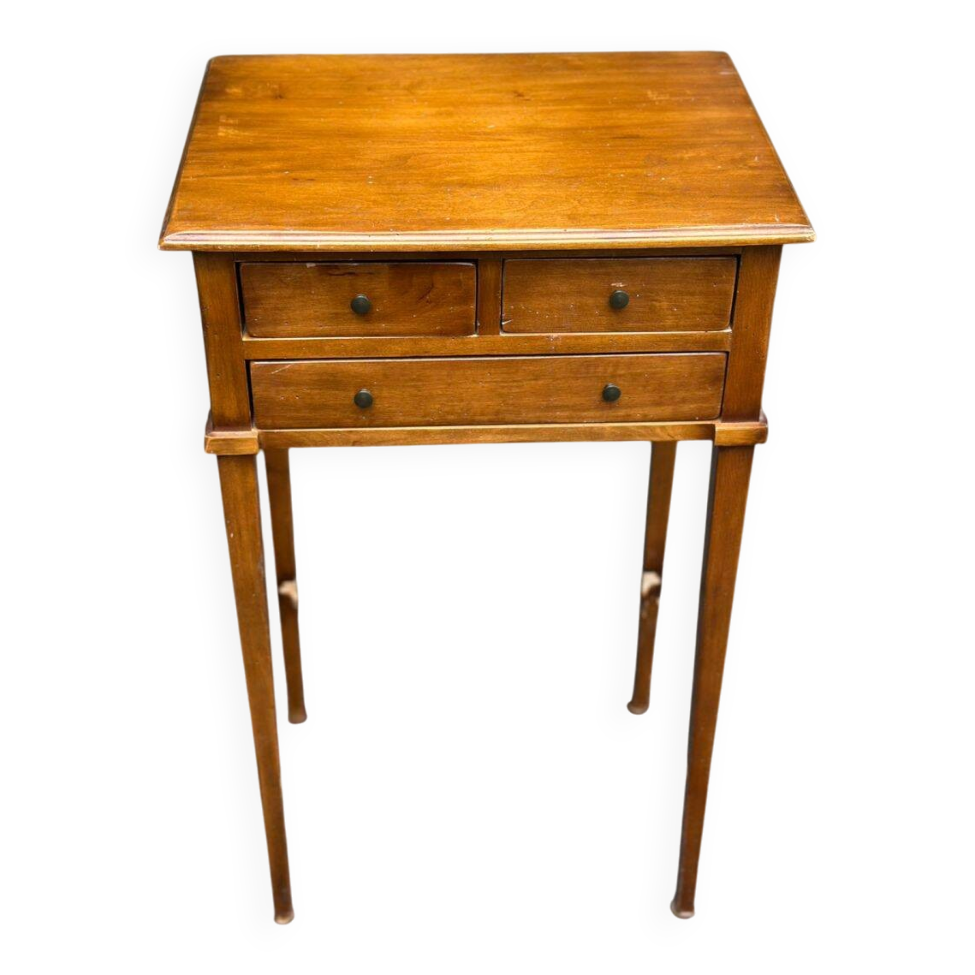 High bedside table Louis XVI in solid wood