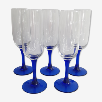 Lot de 5 coupes à champagne