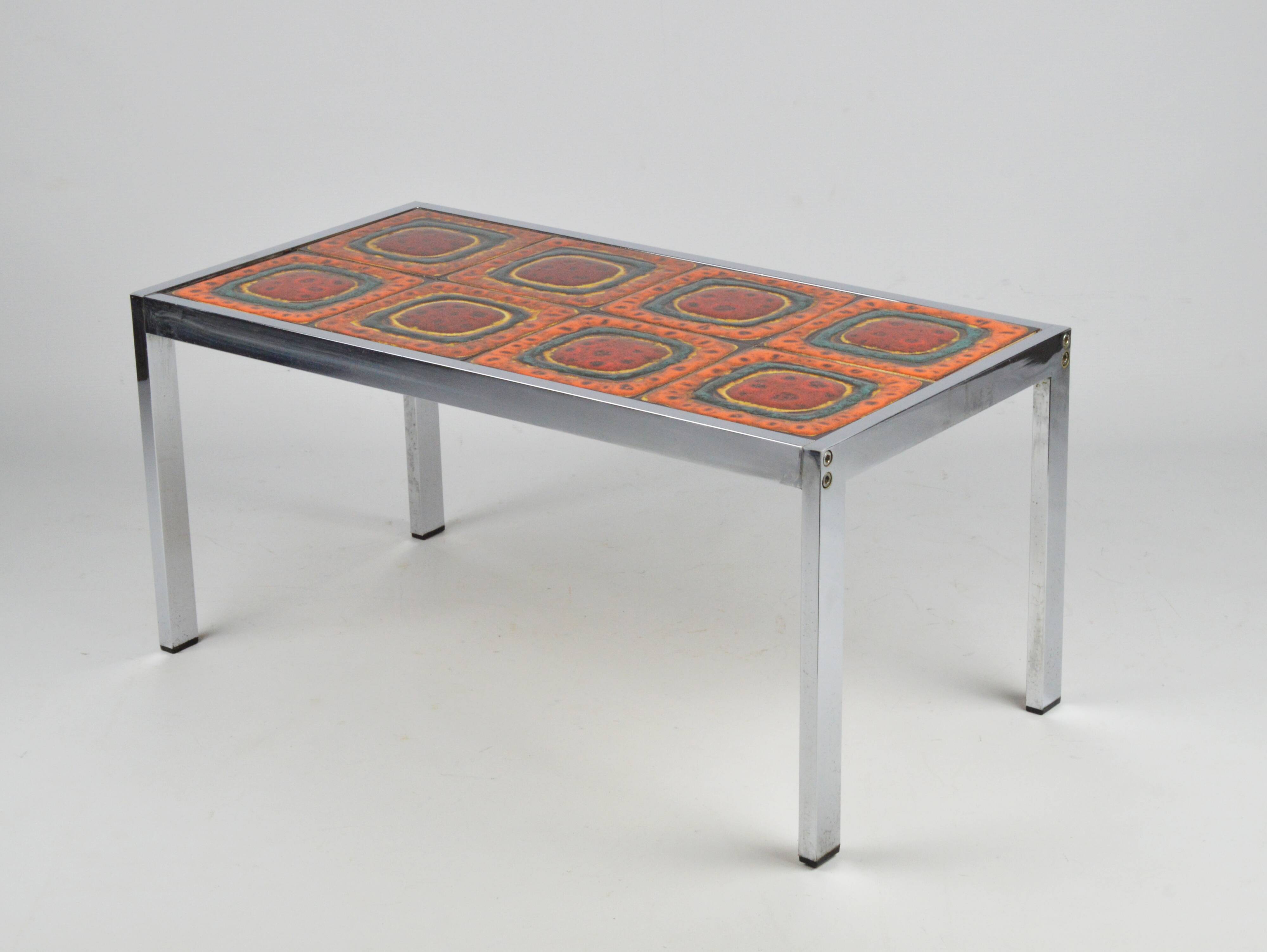 Vintage Ceramics Table, 1970s