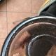 Biot mouth-blown glass champagne bucket