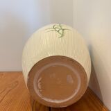 Vase terre cuite, bleuet