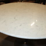 Marble round table and chairs