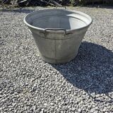 Ancienne bassine ou baignoire en zinc