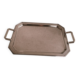 Chrome serving tray