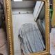 Antique gilded mirror in Louis Philippe style