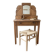 Antique carved oak hairdresser – art deco style