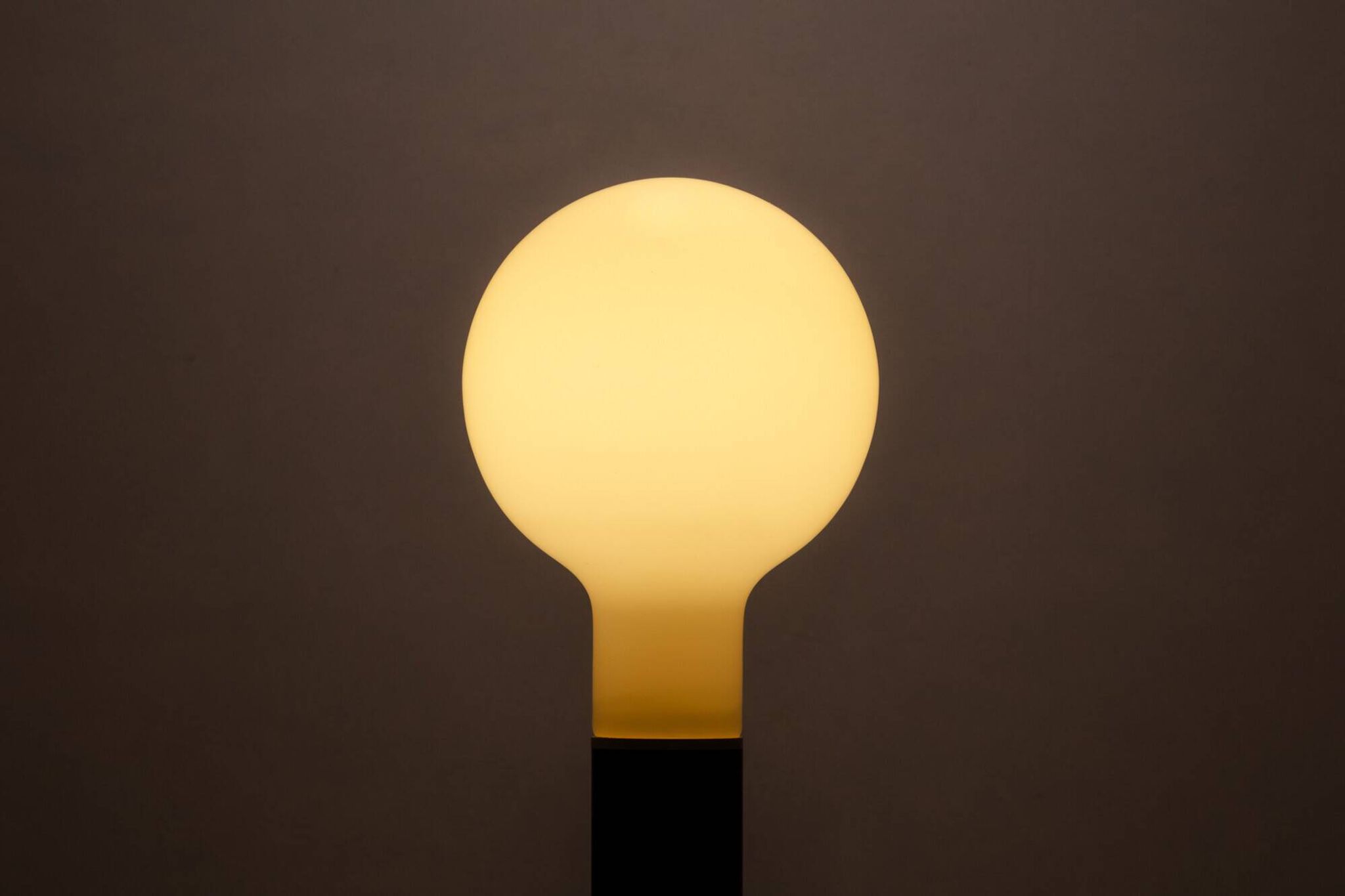 Space age floor lamp in glass & metal by Temde Leuchten
