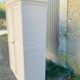 Petite armoire parisienne rose poudrée