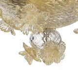 Venetian Floreal Luxury Gold Muarno Glass Chandelier