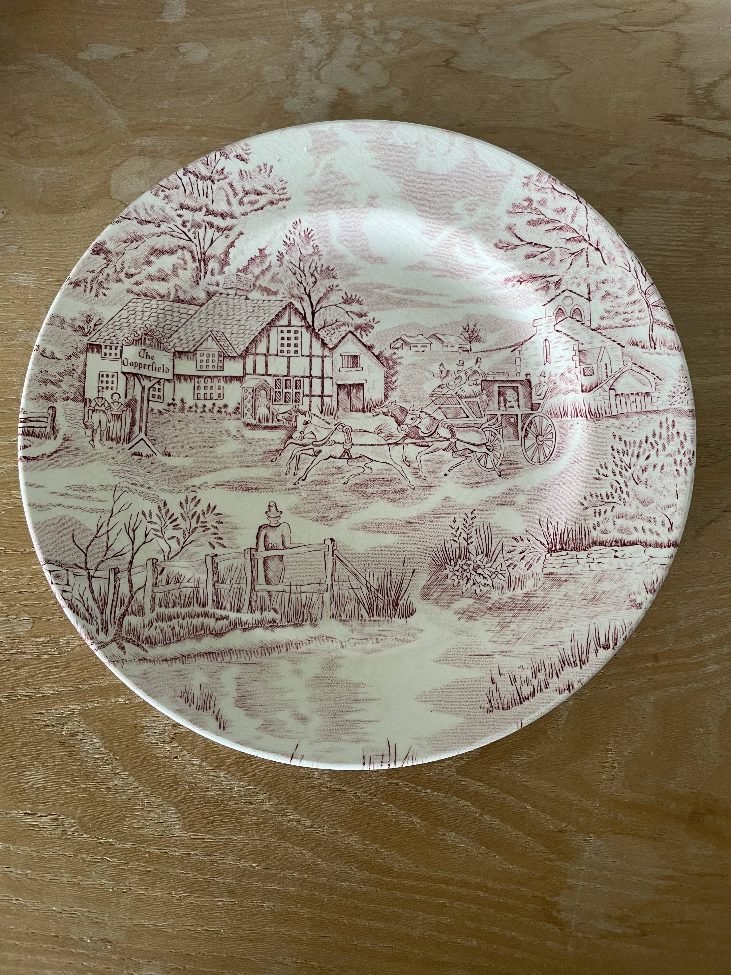 English style dinner plate "the copperfield"