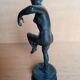 Bronze dancer with patina, early 20th century