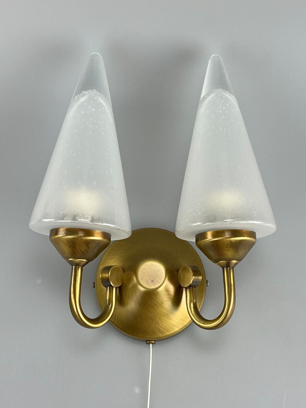 60s 70s Lamp Light Wall Lamp Wall Sconce Honsel Glass Space Age Design