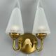 60s 70s Lamp Light Wall Lamp Wall Sconce Honsel Glass Space Age Design