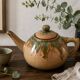 Grandet teapot in flamed stoneware Pierrefonds – Heraldic Faience