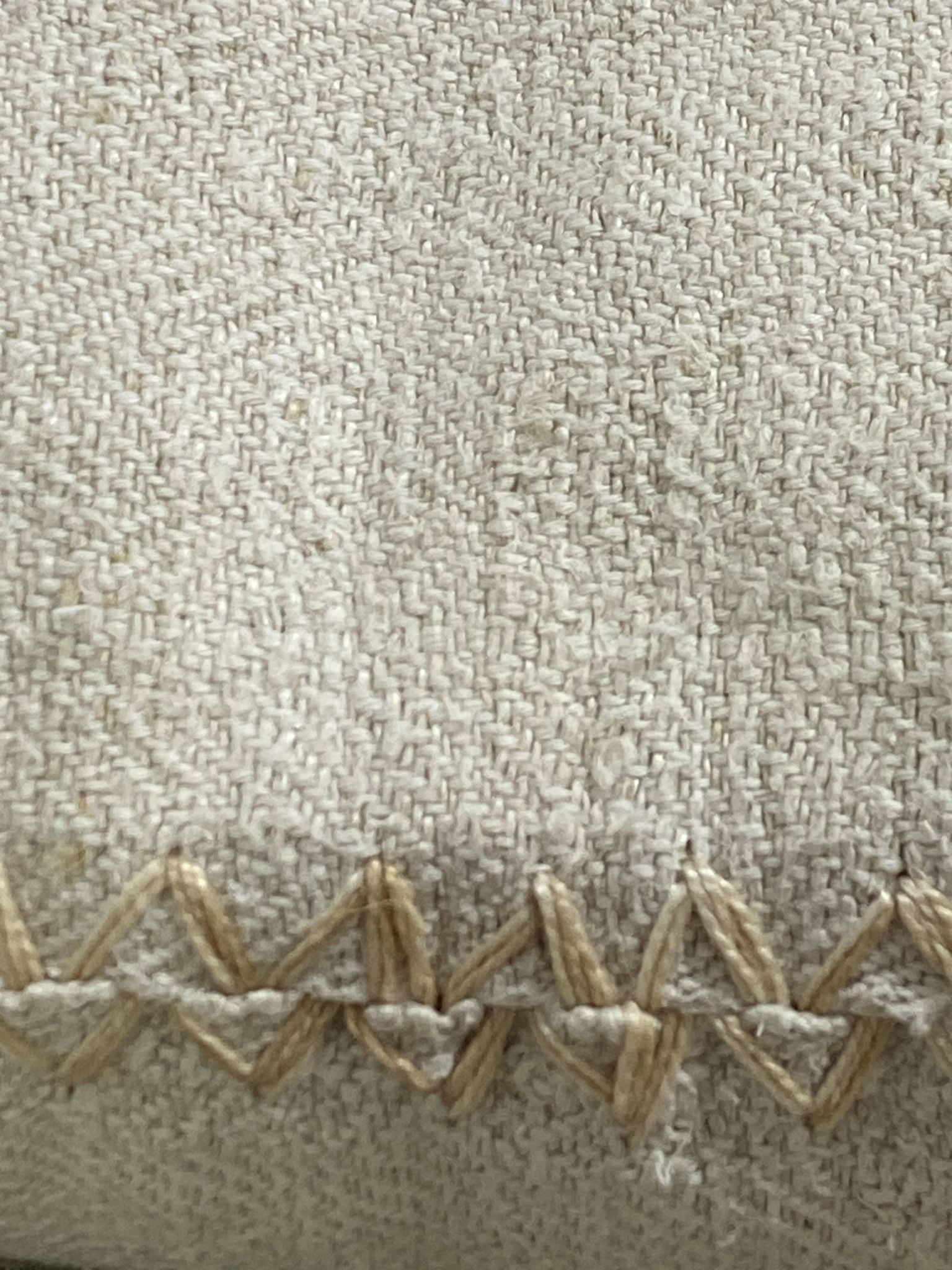 Kilim style cushion with hand embroidery