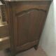 Three walnut drawers chest
