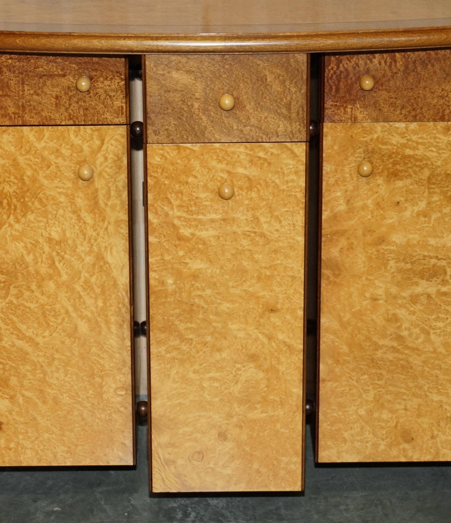 Very Art Deco in burl maple and thuja wood by Andrew Vara.