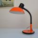 Vintage Aluminor France orange lamp from the 70s 1970