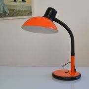 Vintage Aluminor France orange lamp from the 70s 1970