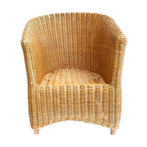 Fauteuil en osier pour